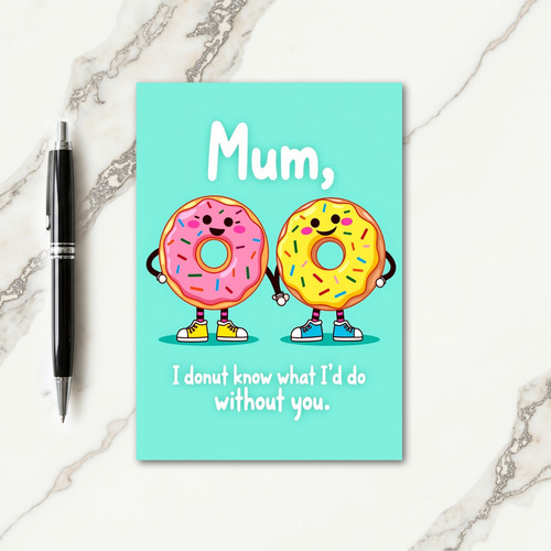 Sweet Mothers Day Donut Card