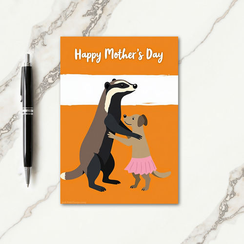 Sweet Mothers Day Embrace Card