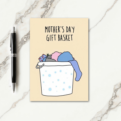 Sweet Mothers Day Fabric Pail Card