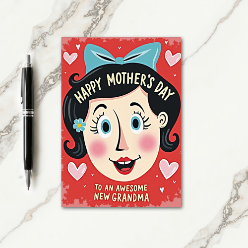 Sweet Mothers Day Face Card