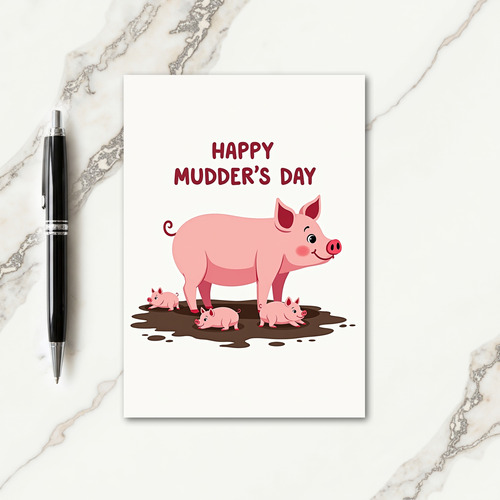 Sweet Mothers Day Farm Scene Card