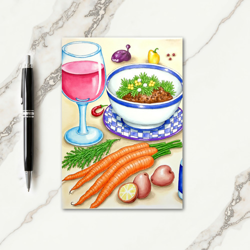 Sweet Mothers Day Feast Card