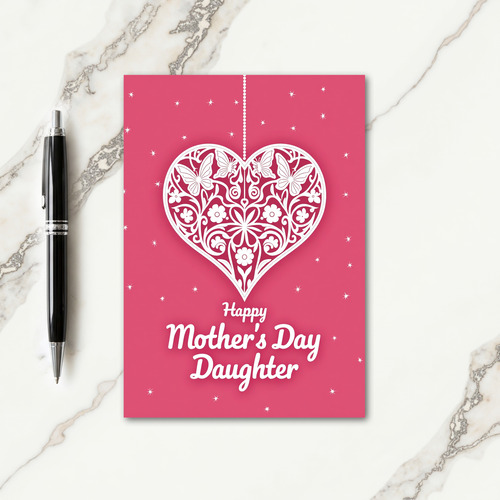 Sweet Mothers Day Filigree Card