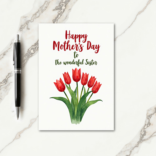 Sweet Mothers Day Floral Blooms Card