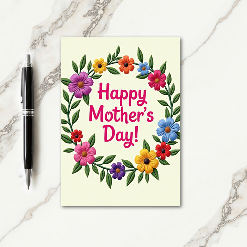 Sweet Mothers Day Floral Card