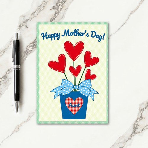 Sweet Mothers Day Floral Heart Card