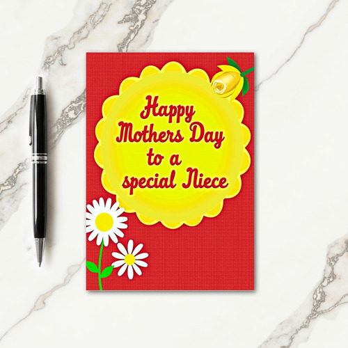 Sweet Mothers Day Floral Motif Card