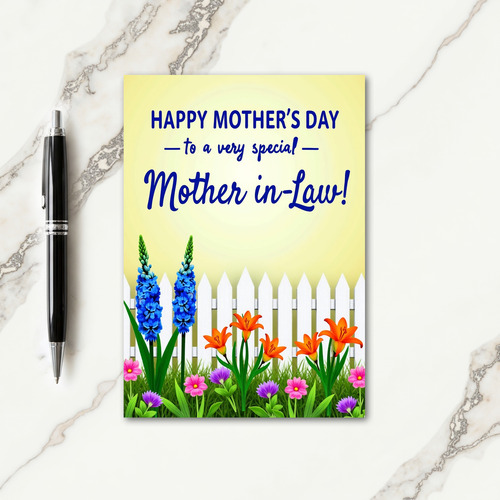 Sweet Mothers Day Floral View Card