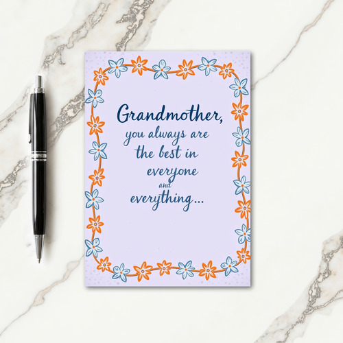 Sweet Mothers Day Floral Vine Card