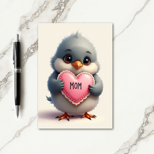 Sweet Mothers Day Fluffy Card