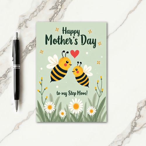 Sweet Mothers Day Flying Bugs Card