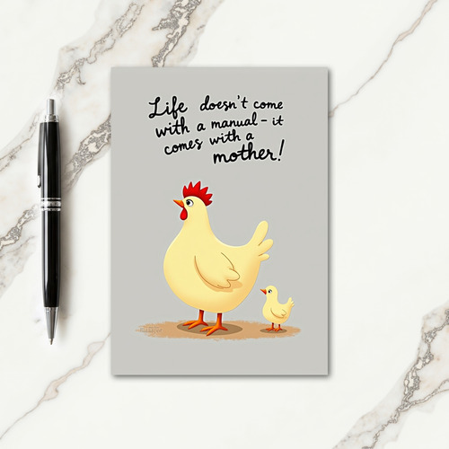 Sweet Mothers Day Fowl Art Card