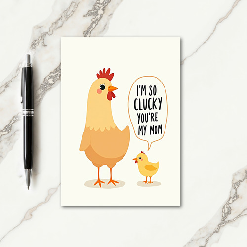 Sweet Mothers Day Fowl Card
