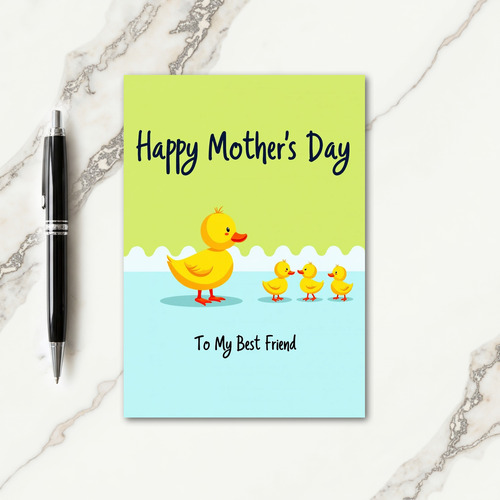 Sweet Mothers Day Fowls Card