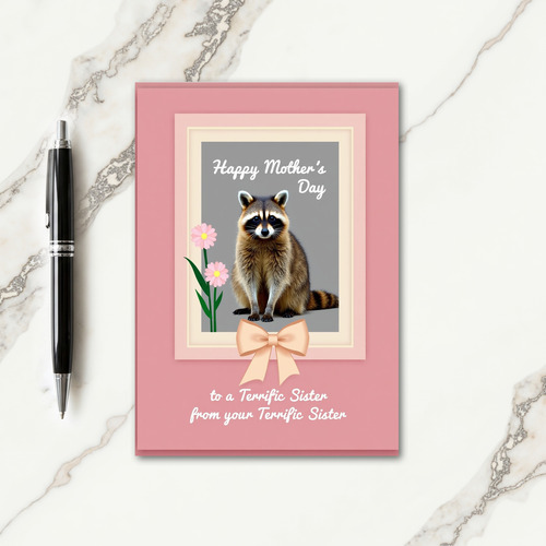 Sweet Mothers Day Framed Critter Card