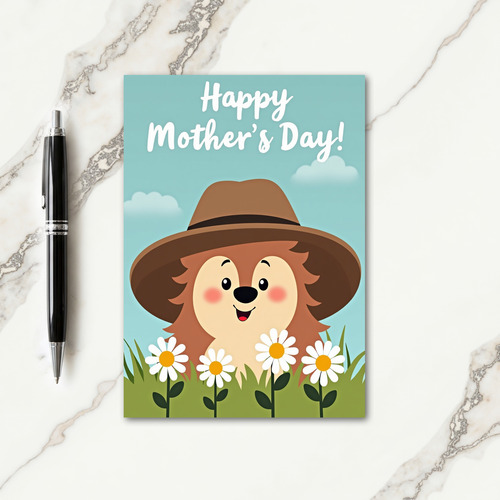 Sweet Mothers Day Furry Friend Card