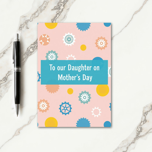 Sweet Mothers Day Gears Card