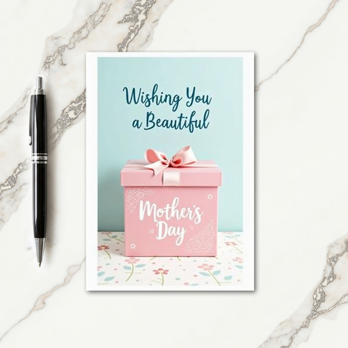 Sweet Mothers Day Gift Box Card