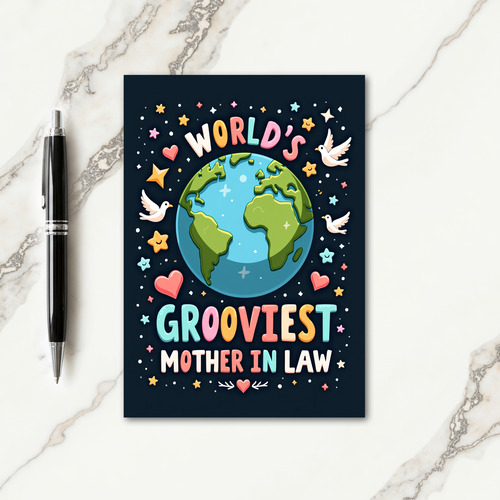 Sweet Mothers Day Globe Card