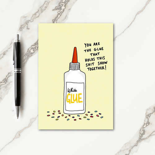 Sweet Mothers Day Glue Card