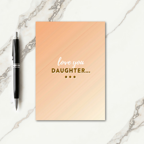 Sweet Mothers Day Gold Glitter Card