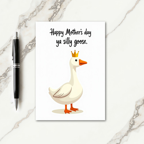 Sweet Mothers Day Goose Card