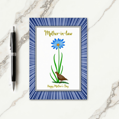 Sweet Mothers Day Greeting Design Card