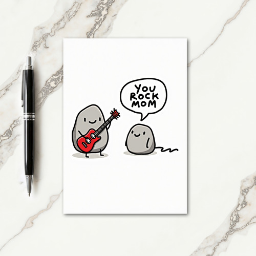 Sweet Mothers Day Guitar Card