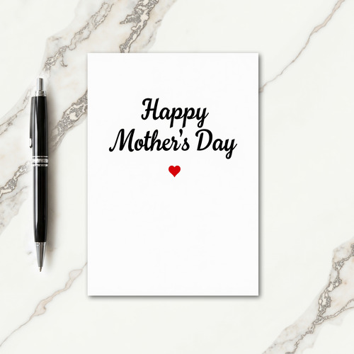 Sweet Mothers Day Heart Card