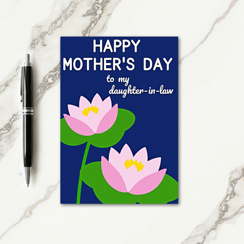 Sweet Mothers Day Indigo Card