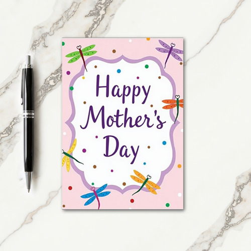 Sweet Mothers Day Insect Art Card