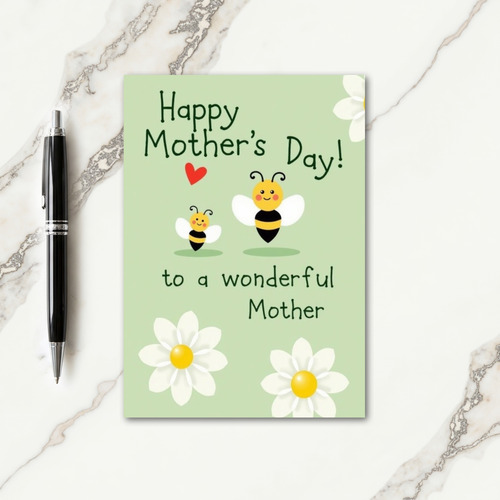 Sweet Mothers Day Insects Card