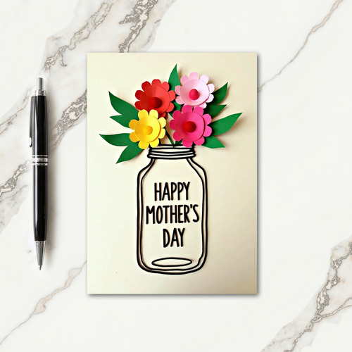 Sweet Mothers Day Jar Card