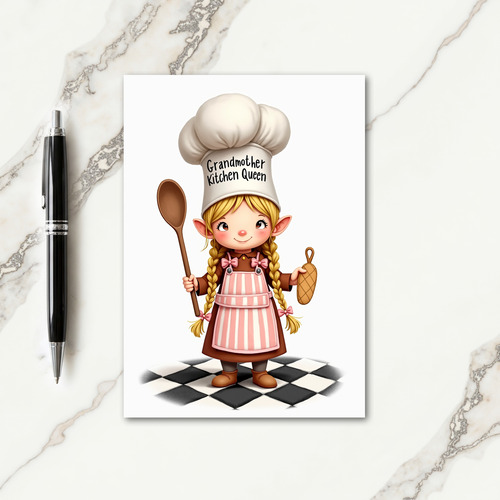 Sweet Mothers Day Kitchen Queen Card