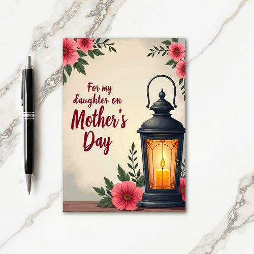 Sweet Mothers Day Lantern Card