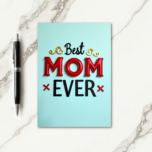 Sweet Mothers Day Lettering Card