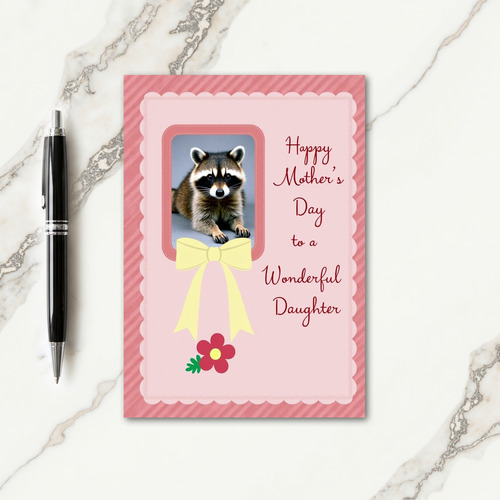Sweet Mothers Day Masked Critter Card
