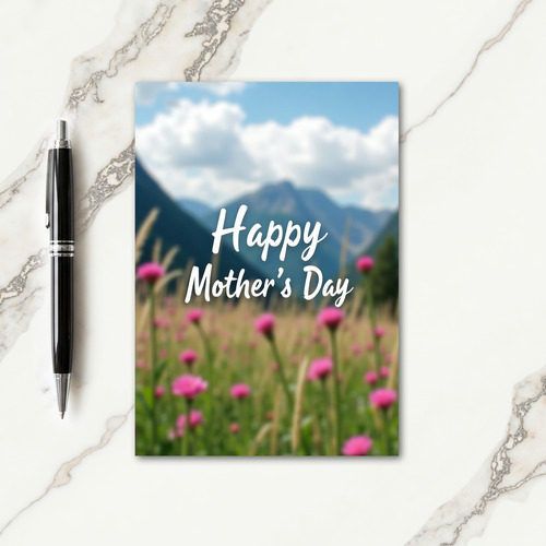 Sweet Mothers Day Meadow Card