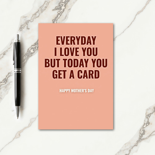 Sweet Mothers Day Message Card