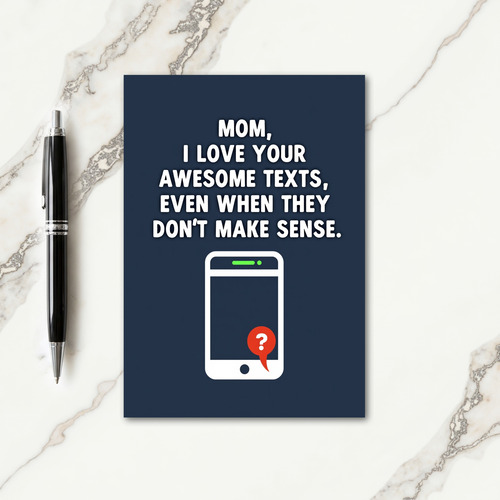 Sweet Mothers Day Mobile Card