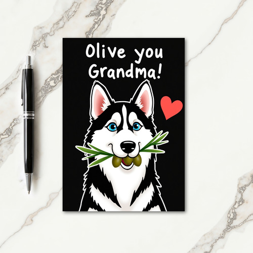 Sweet Mothers Day Olive Branch Card