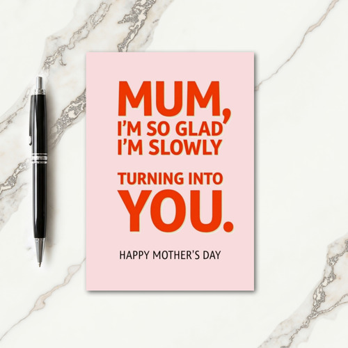 Sweet Mothers Day Orange Art Card