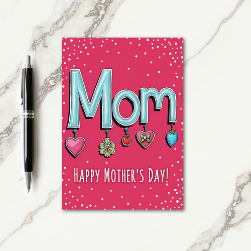 Sweet Mothers Day Ornament Card