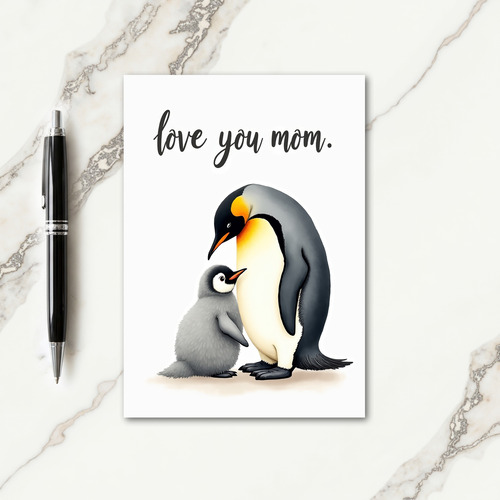 Sweet Mothers Day Ostrich Card