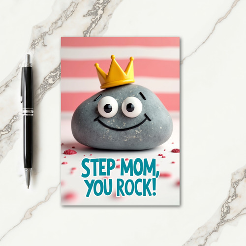 Sweet Mothers Day Pebble Art Card