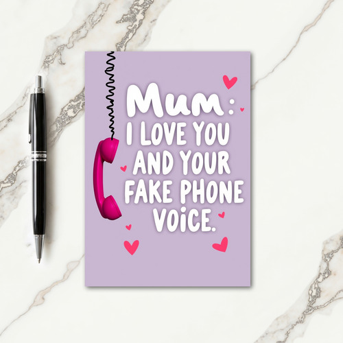 Sweet Mothers Day Phone Card
