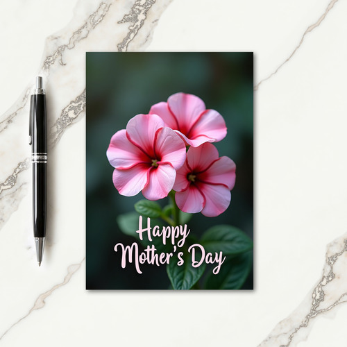 Sweet Mothers Day Pink Bloom Card