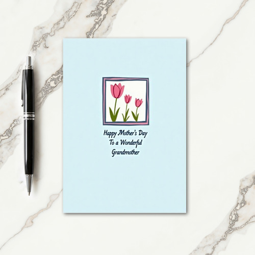Sweet Mothers Day Pink Blooms Card