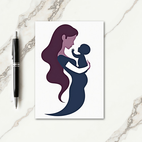 Sweet Mothers Day Plum Art Card