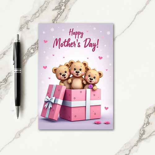 Sweet Mothers Day Plush Card